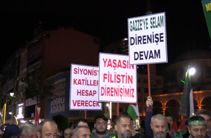 Rize’de 14 sivil toplum örgütünden Filistin’e destek konvoyu