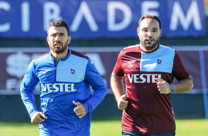 Trabzonspor’da Trezeguet ve Bardhi, antrenmanda yer aldı.