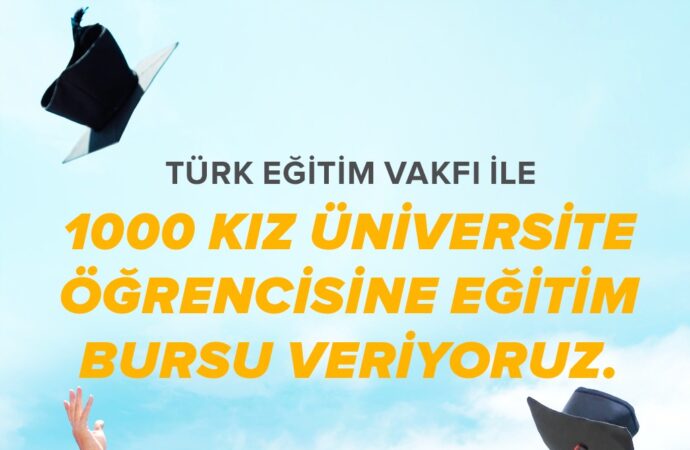 Pegasus Havayolları, Türkiye Cumhuriyeti’nin 100. yılında 1000 kız öğrenciye burs sağlama kararı aldı.