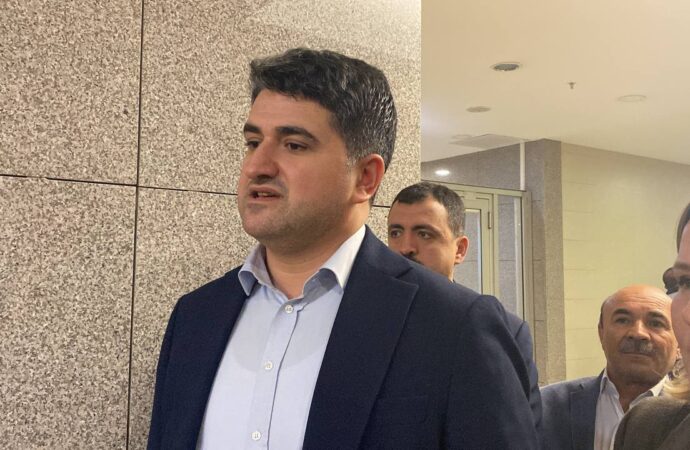 Eski CHP milletvekili Onursal Adıgüzel ifade verdi.