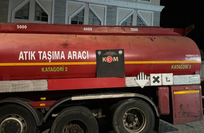 Samsun’da gerçek olmayan 23 bin litre akaryakıt ele geçirildi.