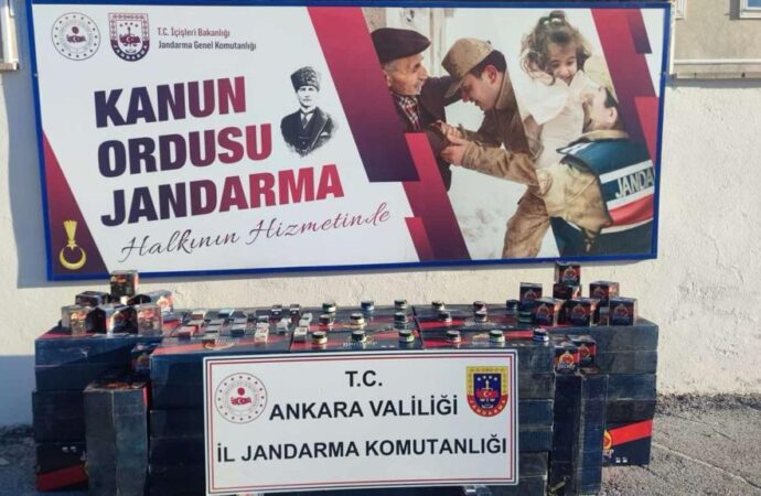 Ankara’da yapılan operasyonda, değeri 6,5 milyon lira olan kaçak çay ve tütün ele geçirildi.