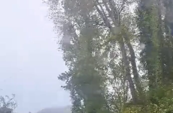 Amasra’da şiddetli bir fırtına yaşandı ve bu durum nedeniyle tekneler hızla limana çekildi.