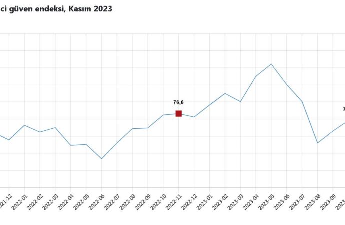 Türkiye İstatistik Kurumu (TÜİK), kasım ayında tüketici güven endeksinin arttığını duyurdu.