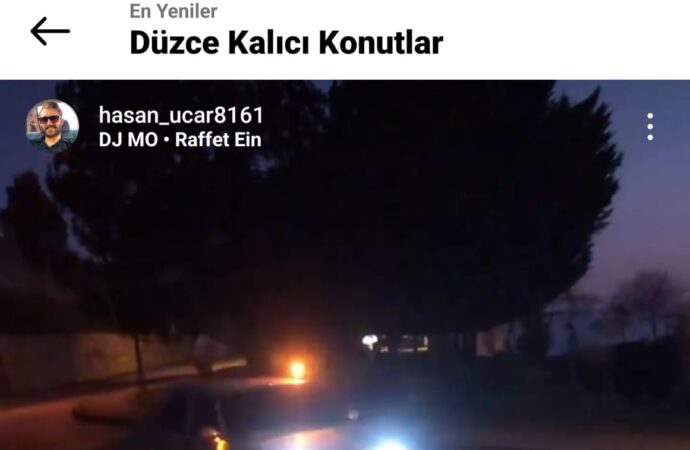 Çakar lambalı otomobilinde yüksek sesle müzik dinleyen sürücüye ceza kesildi.