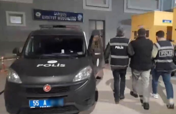 Samsun’da 16 yıl hapis cezasıyla aranan bir mahkum, yakalandı.