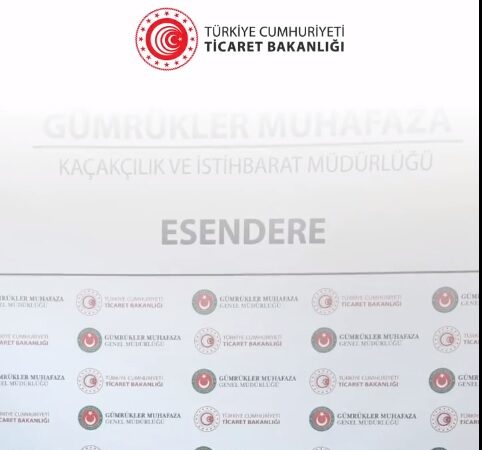 Esendere Gümrük Kapısı’nda gerçekleştirilen operasyonda, 2 araçta toplamda 119,7 kilogram uyuşturucu madde ele geçirildi.