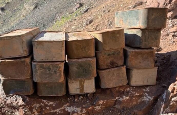 Irak’ın kuzeyinde, güvenlik güçleri tarafından 800 adet Doçka mühimmatı ele geçirildi.
