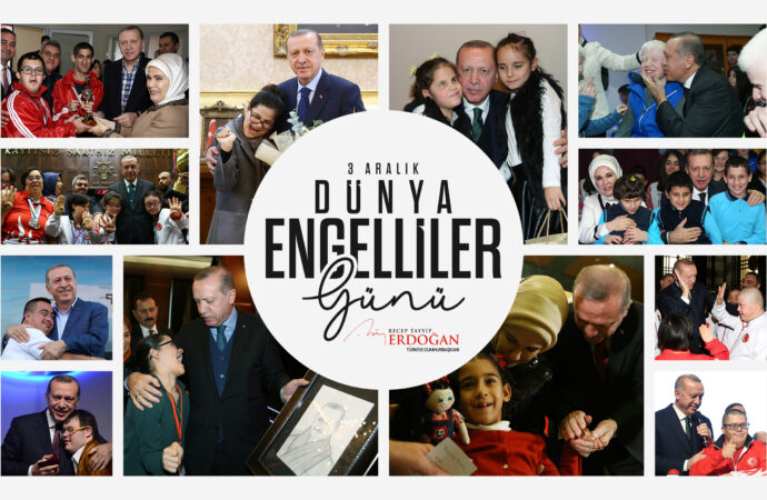 Cumhurbaşkanı Erdoğan, “Engelliler Günü” dolayısıyla bir paylaşımda bulundu.