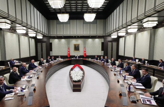 Cumhurbaşkanlığı Kabinesi bugün bir araya geldi.