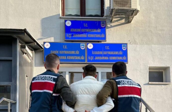 Samsun’da 14 yıl hapis cezasıyla aranan bir mahkum, çalıştığı iş yerinde yakalandı.