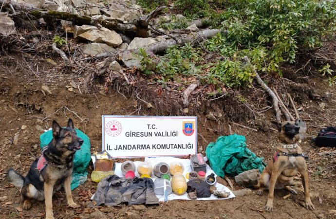 Giresun ilinde terör örgütü tarafından kullanılan bir sığınak keşfedildi.