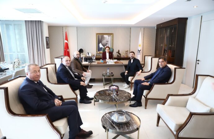 İYİ Parti lideri Meral Akşener, Serkan Kafkas ve Süha Çardaklı ile bir araya geldi.