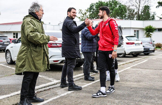 Samsunspor ile Trabzonspor arasındaki maç öncesi hazırlıklar tamamlandı.