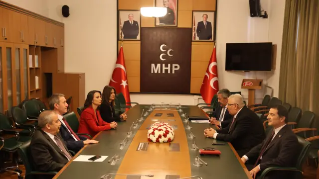 DEM Parti heyeti önce MHP sonra Ak Parti ile görüştü