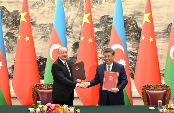 Azerbaycan ile Çin stratejik ortaklık bildirisi imzaladı