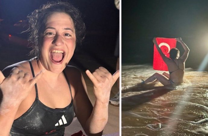 Aysu Türkoğlu 21 saat yüzdü, Kaiwi Kanalı’nı geçen en genç Türk oldu