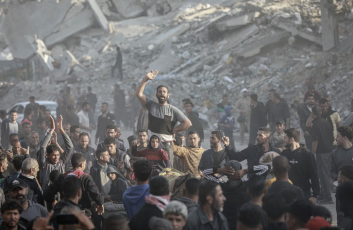 Gazze’de Hamas’a karşı protesto gösterileri