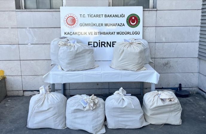 Yolcu otobüsünde 87 kilo 752 gram uyuşturucu ele geçirildi