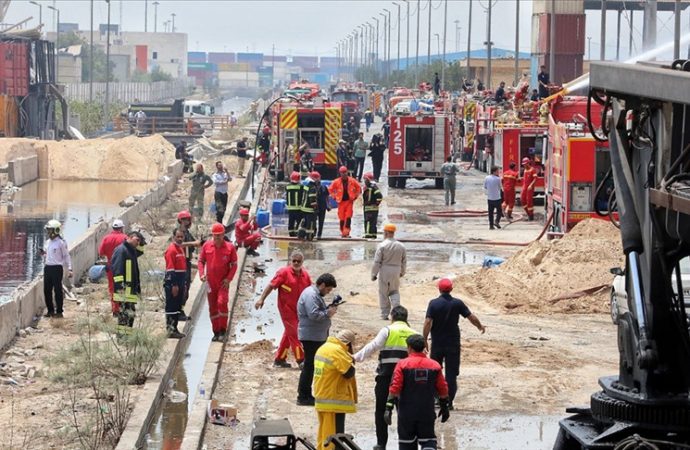 Bender Abbas’taki patlamanın nedeni forkliftten çıkan kıvılcım
