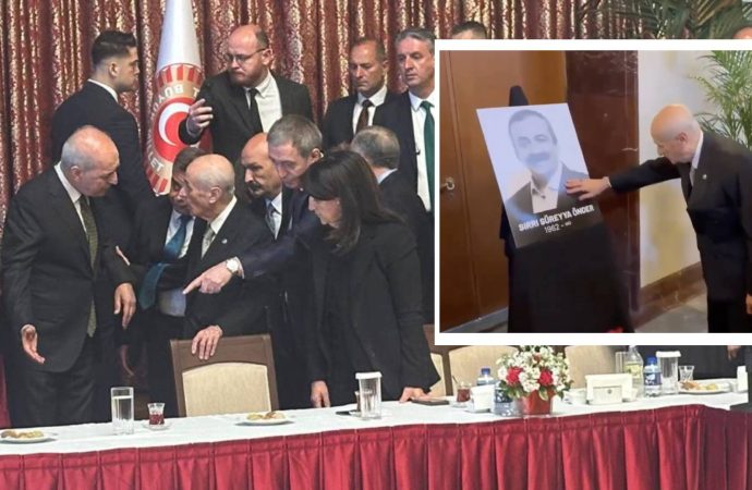 Bahçeli 99 gün sonra Meclis’te: DEM grubunu ziyaret etti, Önder için yapılan anma törenine katıldı