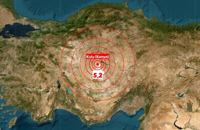 Konya’da 5,2 büyüklüğünde deprem