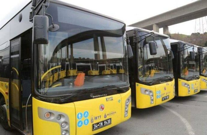İstanbul’da halk otobüsleri kontak kapatıyor