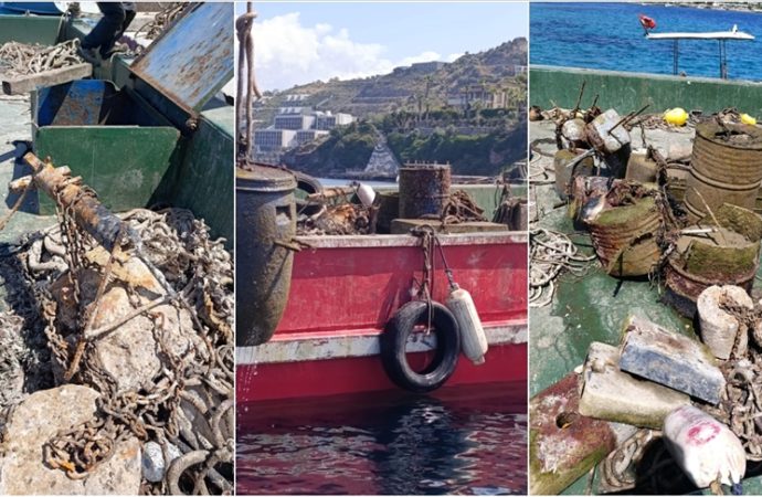 Bodrum’un sadece Küçükbük’ünde denizden 50 ton çöp çıktı
