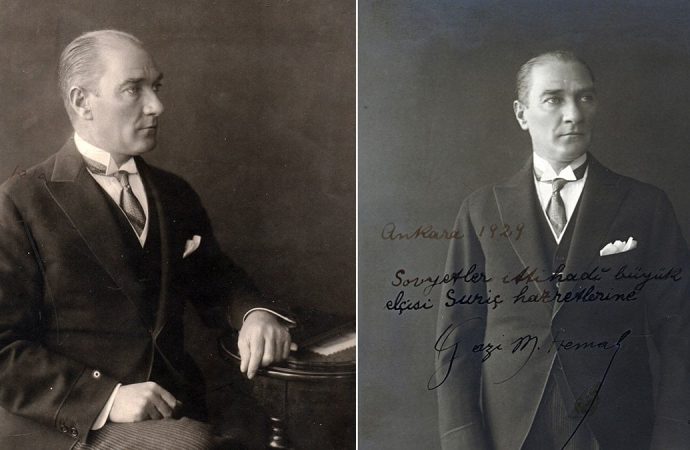 Atatürk’ün 98 yıl önceki fotoğrafları ve filmi ortaya çıktı