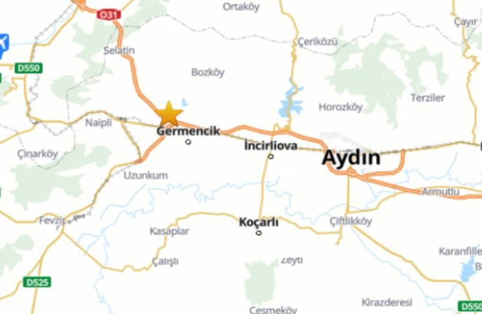 Aydın Germencik’te 3,8 büyüklüğünde deprem