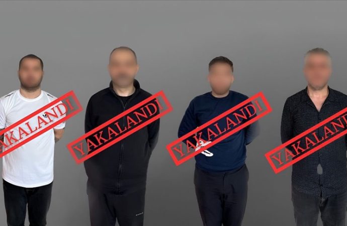 Kırmızı bültenle aranan dört şüpheli Gürcistan’da yakalanıp getirildi