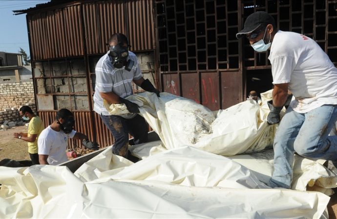 Trablus’ta hastanede 58 ceset bulundu