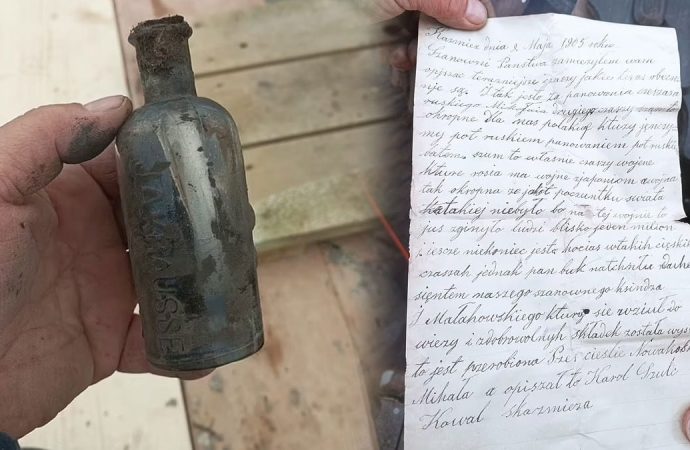 120 yıllık şişeden savaş tarihi çıktı
