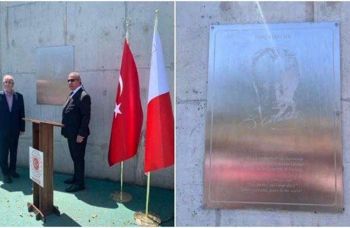 Malta’da bir caddeye Atatürk adı verildi