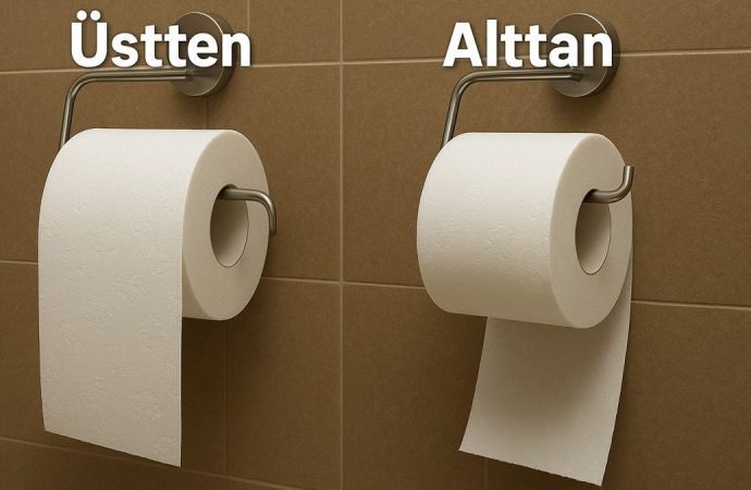 Tuvalet kağıdını nasıl astığınız karakterinizi ele veriyor