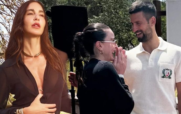 Djokovic bir günlüğüne geldi, Ece Sükan’la kortta buluştu