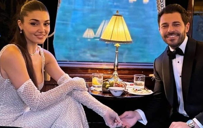Hande Erçel ile Hakan Sabancı tren romantizmine servet harcadı
