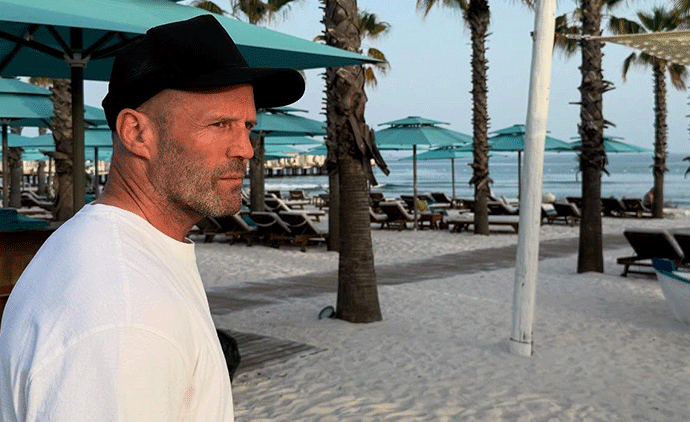 Jason Statham bu kez Antalya’da tatilde