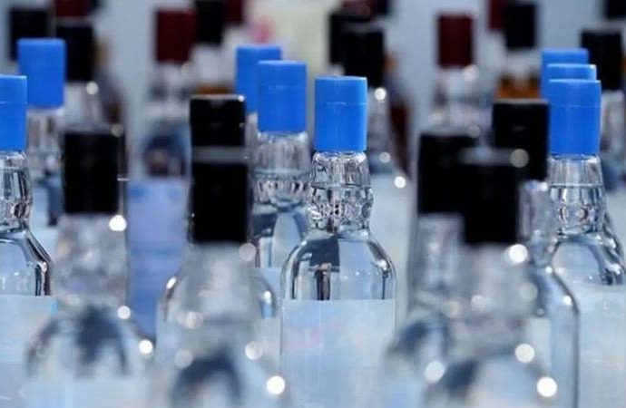 10 ton kaçak etil alkol ele geçti