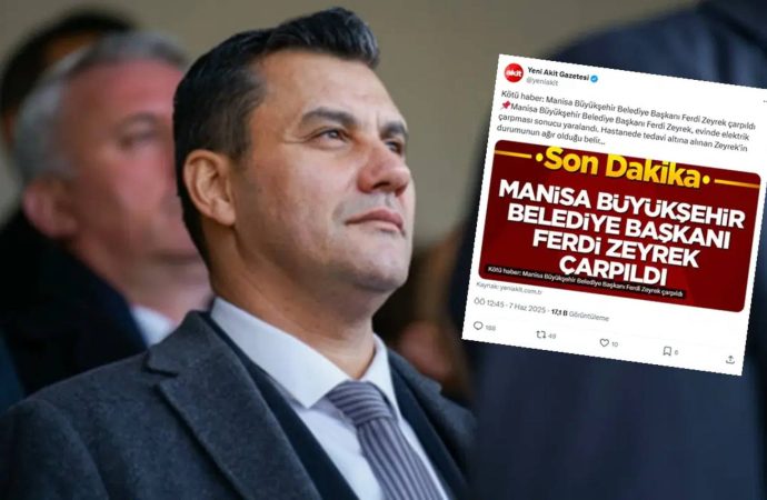 Yeni Akit CHP’li Ferdi Zeyrek için bu başlığı attı: Çarpıldı