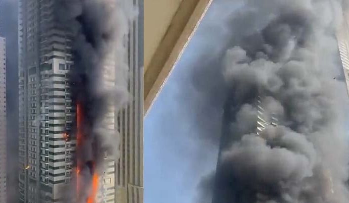 Dubai’de gökdelen yangını: Kasaba nüfusu kadar kiracı tahliye edildi
