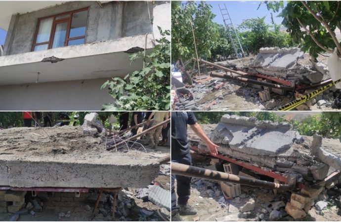 Ev değil sundurması çöktü: Dört kişi öldü, altı yaralı var