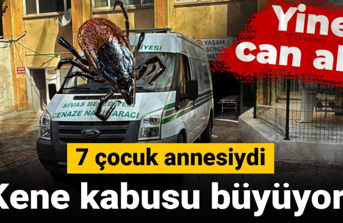 Kene yine can aldı: Yedi çocuk annesiydi