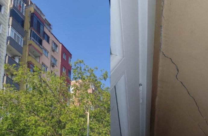 Altı bin nüfuslu site imdat diyor: Üstümüze yıkılacak