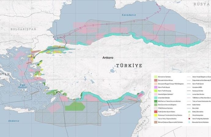 ‘Mavi Vatan’ resmiyet kazandı: Türkiye üç denizdeki ekonomik çıkar alanlarını haritalandırıp tescil ettirdi