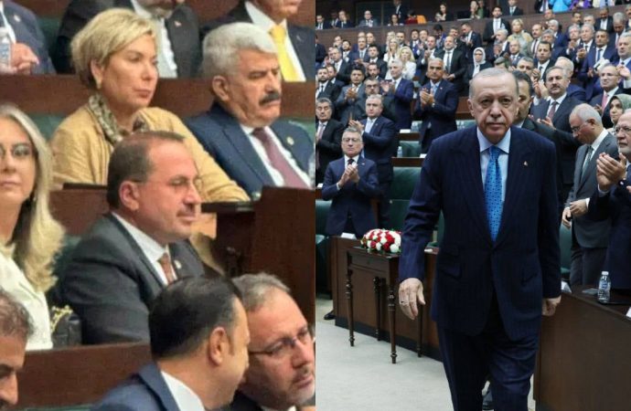 İş insanı Leyla Alaton AKP Meclis Grup Toplantısı’na katıldı