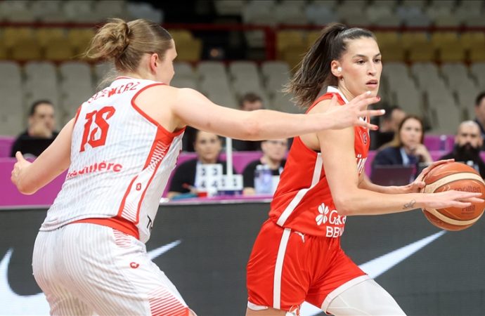 A Milli Kadın Basketbol Takımı, A Grubu’ndaki ikinci maçında İsviçre’yi 91-67 yendi