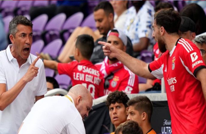 Benfica’lı Orkun Kökçü oyundan alınınca çılgına döndü, teknik direktör Bruno Lage ile kavga etti