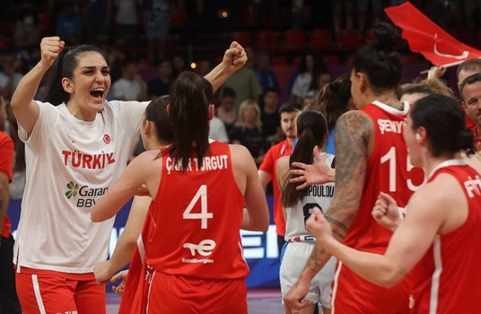 A Milli Kadın Basketbol Takımı, Avrupa Şampiyonası’nda çeyrek finalde