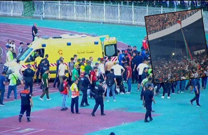 Kutlamada tribün çöktü, facia yaşandı